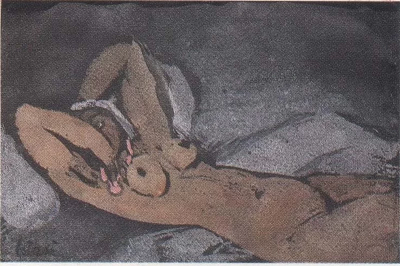 Nudo (Le mani sul viso) - Collegio Gesuitico Canopoleno, Sassari
